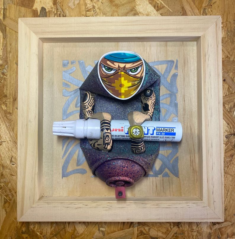 « Mon précieux » bombe aérosole customisée 