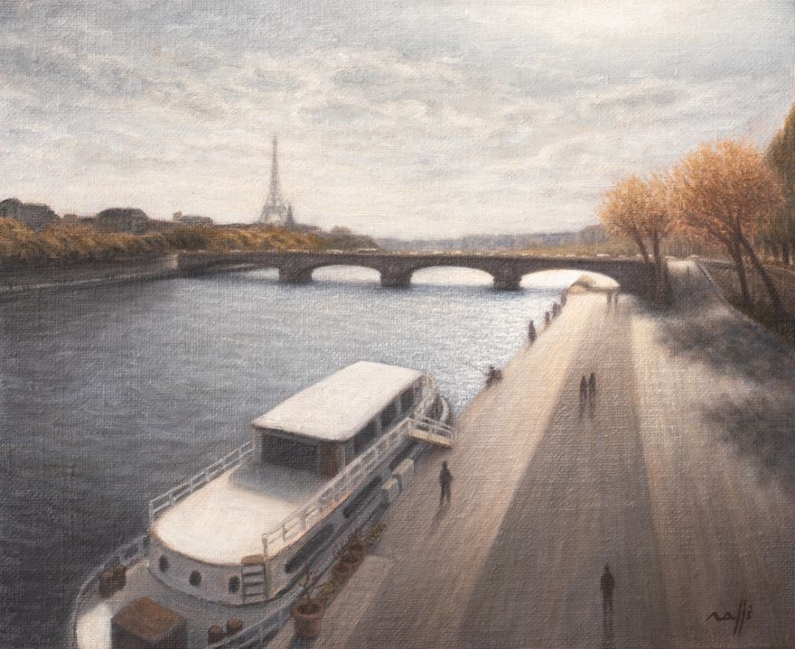 Vue du pont Alexandre III, Paris