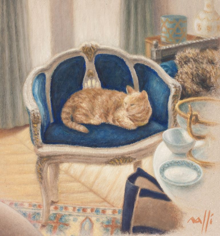 Oblomov au fauteuil bleu
