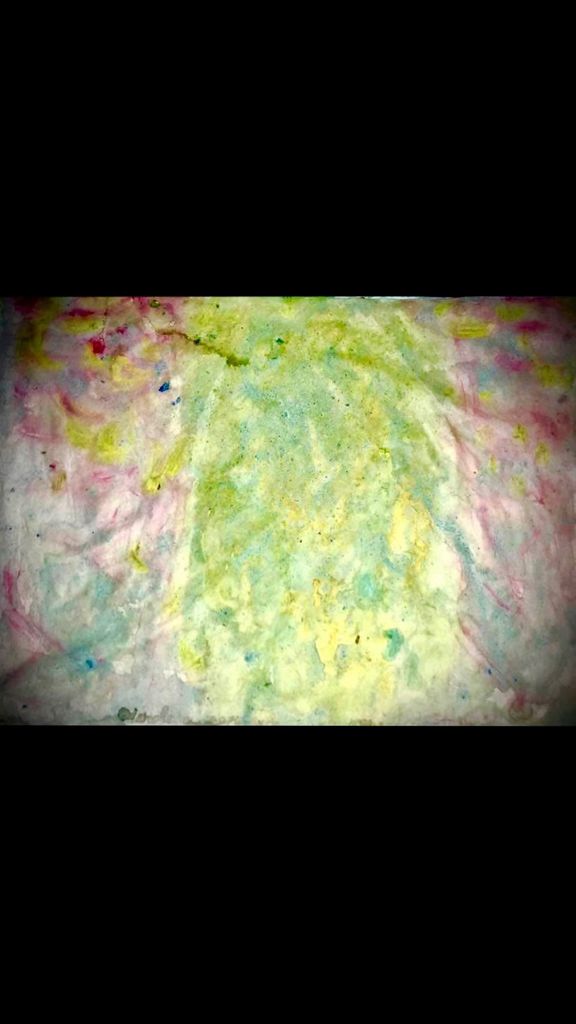 Peinture sur papier à dessins 