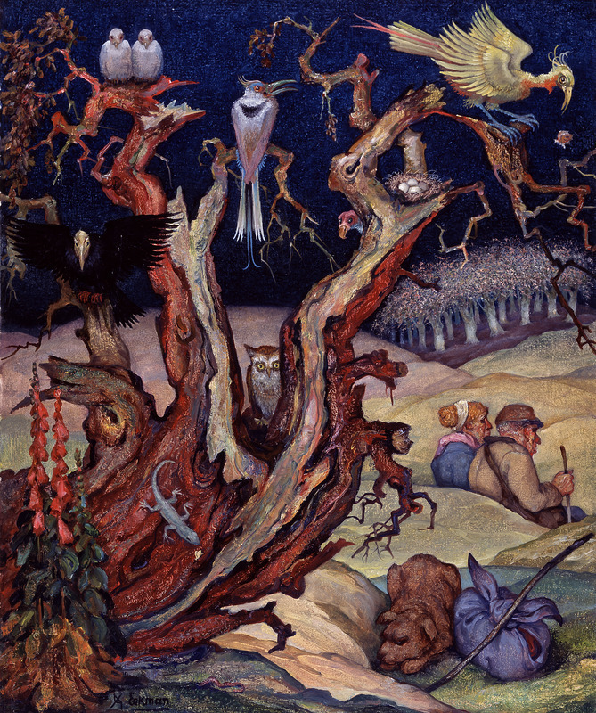 L'arbre foudroyé