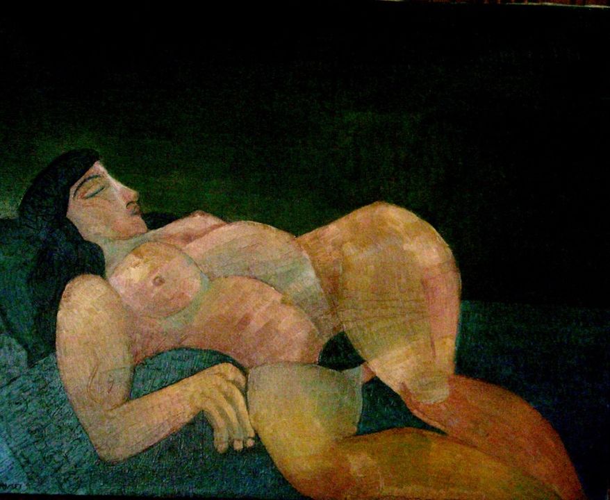 femme nue allongée 