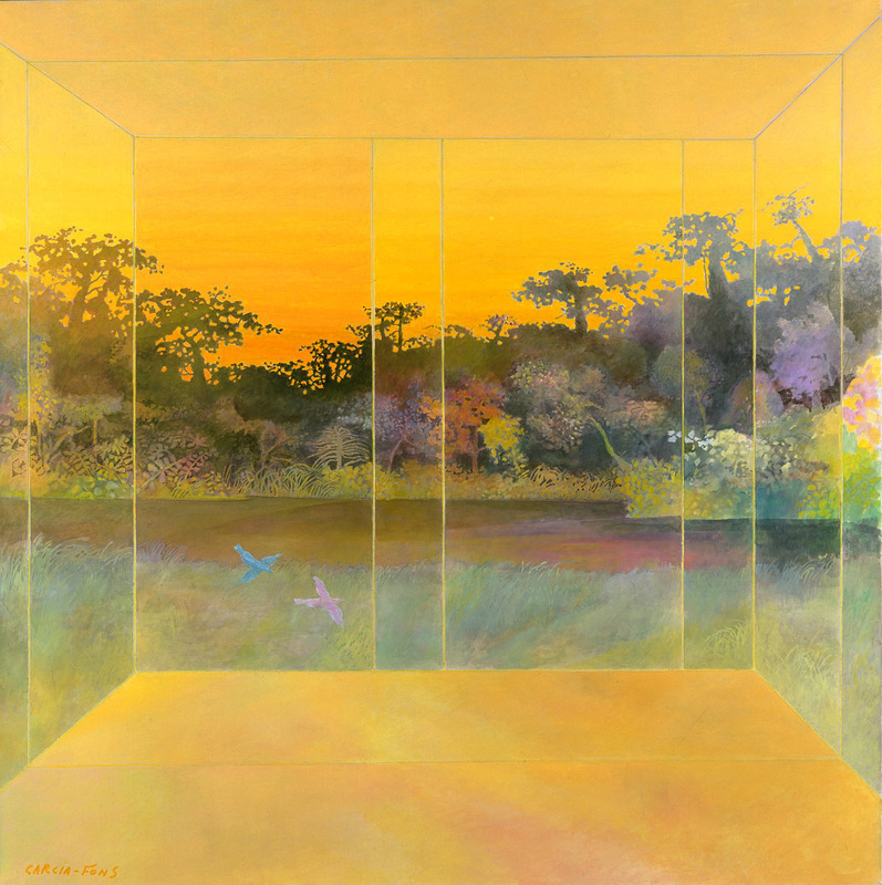 Paysage pour deux oiseaux