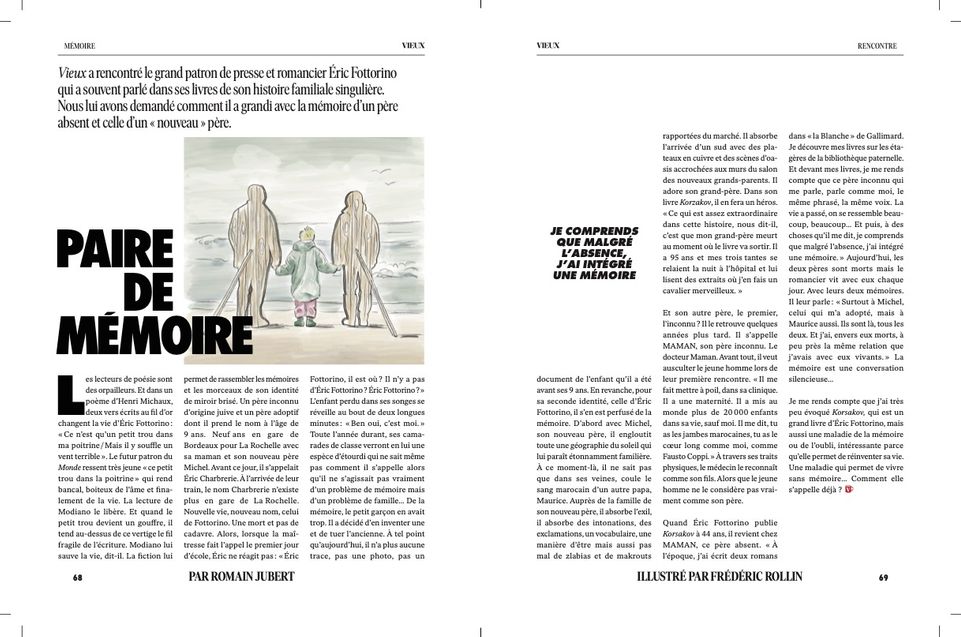 illustration pour Vieux Magazine