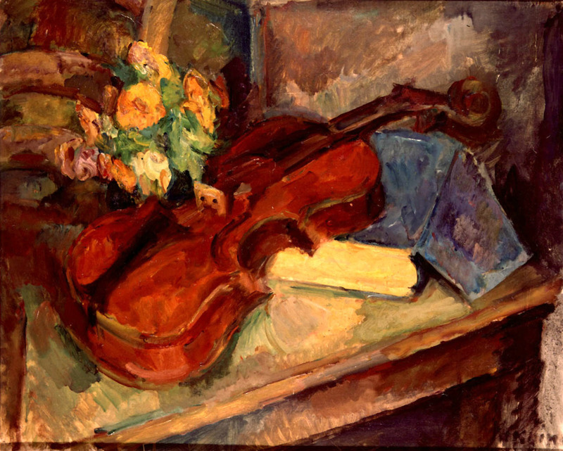 Nature morte au violon