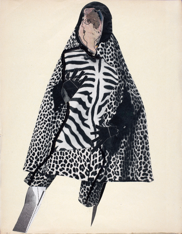 Femme à la cape de panthère