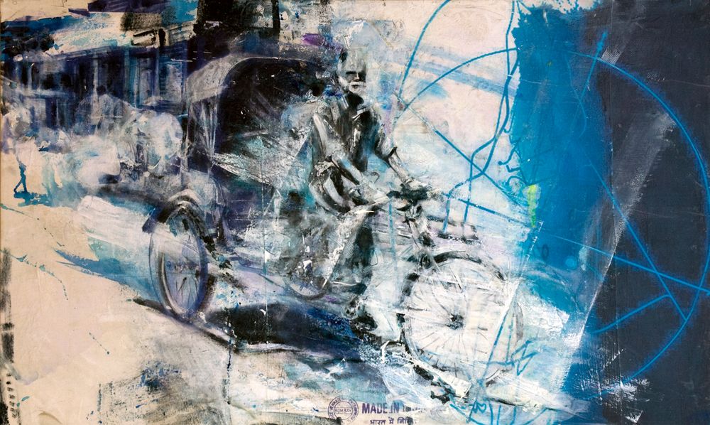 rickshaw blue