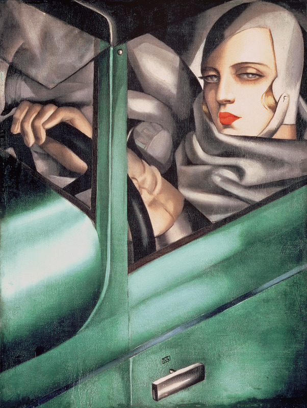 Mon Portrait or Tamara in the Green Bugatti