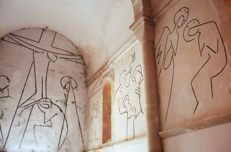 Décoration intérieure de la chapelle Notre-Dame à tête ronde à Meudon