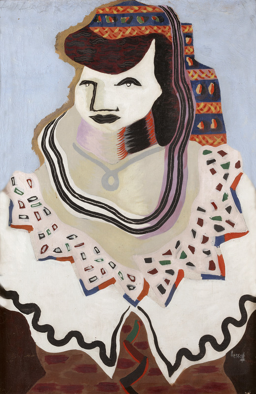 La femme au col dentelle