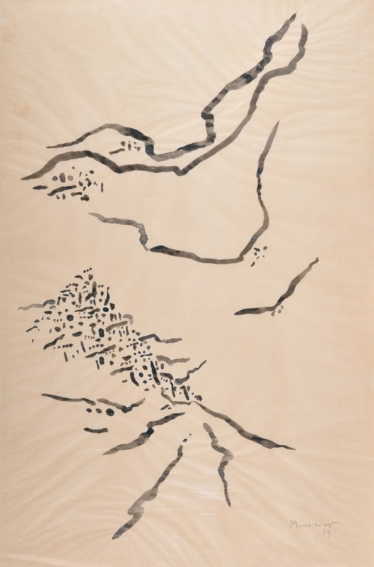 Dessin N° 2 titre attribué "Les Alpilles"