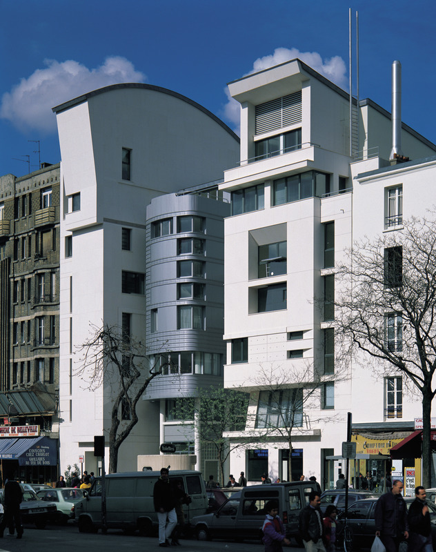 Immeuble au 100 boulevard de Belleville, Paris XXe (47 logements sociaux)