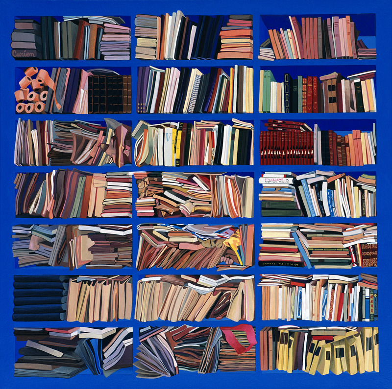 Cabinet de lecture 80x80 cm