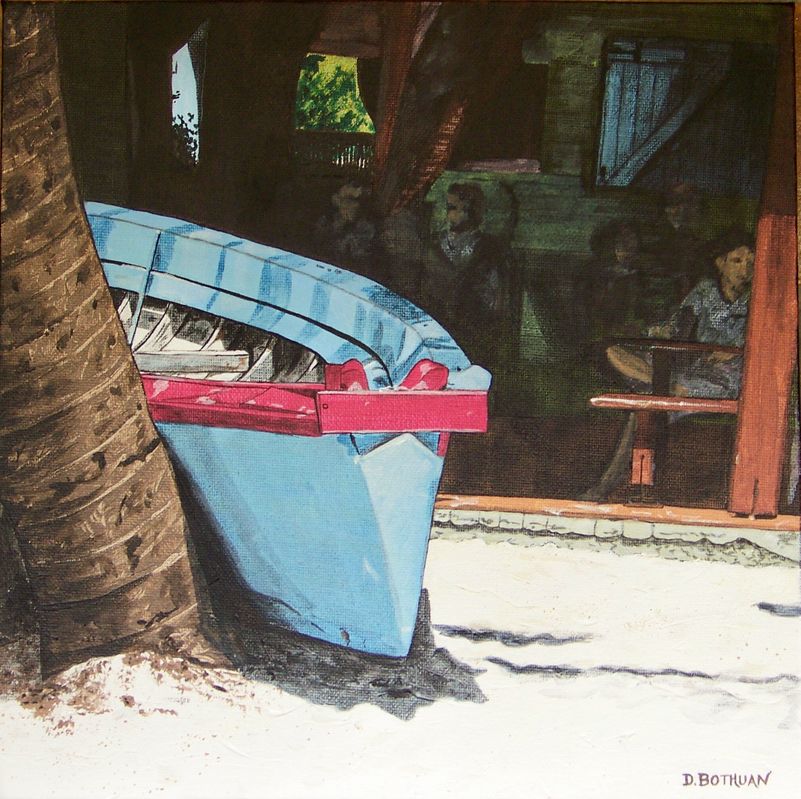 Barque bleue