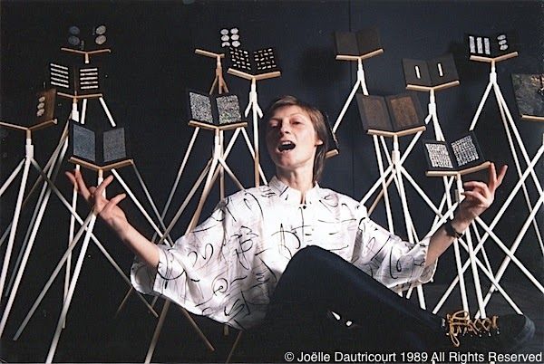Joëlle Dautricourt, installation Livres d'artiste