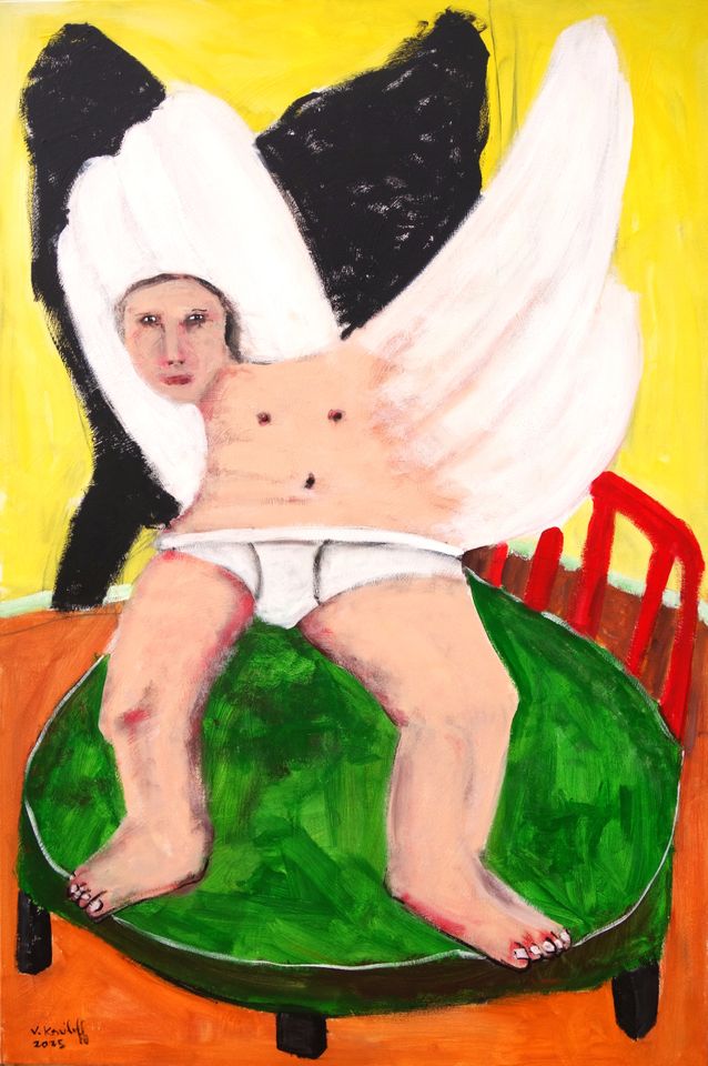 L'homme-oiseau en slip