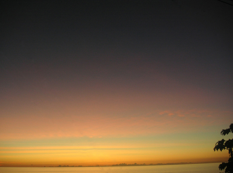 Coucher de soleil, Baillif, Guadeloupe